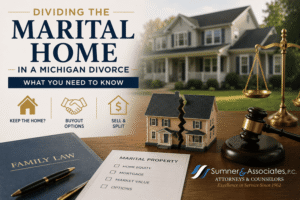 dividing the marital home Michigan divorce