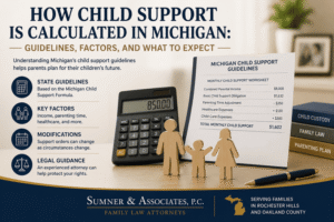 how child support is calculated Michigan