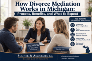 how divorce mediation works in Michigan