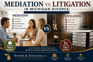 Mediation vs Litigation in Michigan Divorce