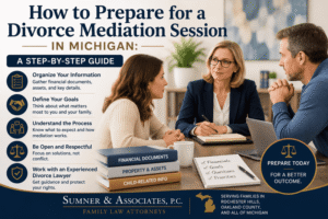 preparing for divorce mediation Michigan