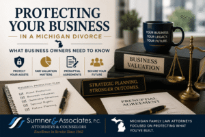 protecting your business in divorce Michigan