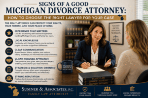 signs of a good Michigan divorce attorney