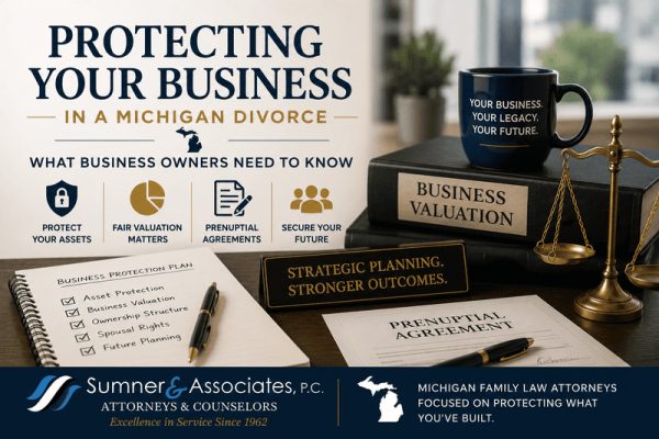 protecting your business in divorce Michigan